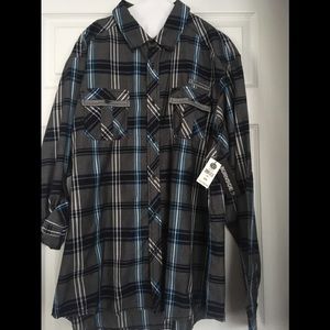 Men’s Grey long sleeve with button up sleeves